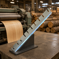 Couteaux de précision pour le découpage de fines plaques de bois, couramment utilisés dans les machines à découper et les trancheuses de placages.