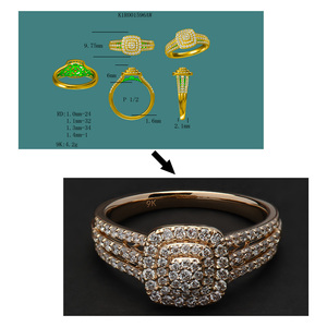 Oem ODM đồ trang sức mỹ nhà sản xuất 14k 18k tùy chỉnh vòng 925 bạc mạ vàng cung cấp tùy chỉnh thực hiện đồ trang sức - Product Image 5