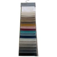 Vente en gros de couleur pure 100% polyester hollandais hollandais italien velours léger rideau canari canapé doux velours nappe oreiller tissu