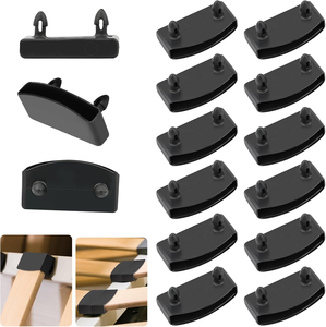 Tapas Universales para Extremos de Somier - Soportes de Plástico para Marcos Metálicos y Lamas de Madera, Accesorios de Cama OEM Personalizables Directo de Fábrica - Product Image 1