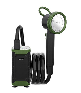 Douche portable électrique rechargeable pour l'extérieur avec affichage intelligent de la température pour le camping et le bain en plein air - Product Image 1