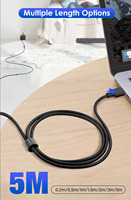 Câble USB A vers USB C 10 pieds, câble de données USB vers USB C Gen2 10Gbps, câble USB 3.0 vers USB C câble automatique Android 3A