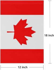 Venta al por mayor Bandera de Canadá pequeñas banderas de jardín canadiense patio porche bandera para decoraciones patrióticas al aire libre - Product Image 3