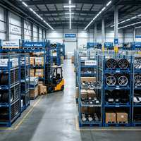 Casier en treillis métallique enduit de 7 pieds de profondeur avec design écologique pour applications de stockage standard, finition naturelle, style industriel moderne