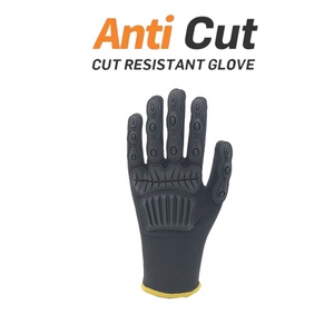 Gants de sécurité AmpsafeX en polyester de haute qualité, résistants aux coupures, anti-chocs, antidérapants et résistants à l'huile, conception anti-vibrations - Product Image 4
