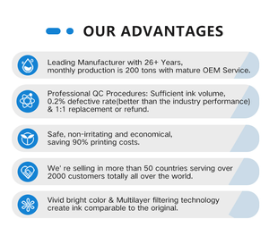 Goosam Haute Qualité 110 111 Couleur Noire Compatible Recharge Encre à Colorant pour <span class=keywords><strong>Epson</strong></span> <span class=keywords><strong>Ecotank</strong></span> M1100 M1120 M1140 <span class=keywords><strong>M1170</strong></span> M1180 M2110 Imprimante - Product Image 2