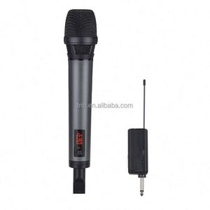 TNH UM- U5200 mikrofon nirkabel genggam profesional, mikrofon Karaoke nirkabel genggam kinerja panggung Vlog 58 UHF untuk Gereja - Product Image 5