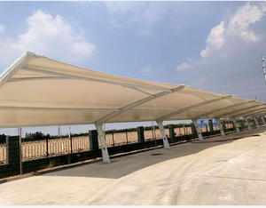 Abri pour voiture en acier galvanisé en forme de H, tubes carrés, résistant au vent et à l'eau, garage préfabriqué, abri de stockage, auvent pour voiture - Product Image 4