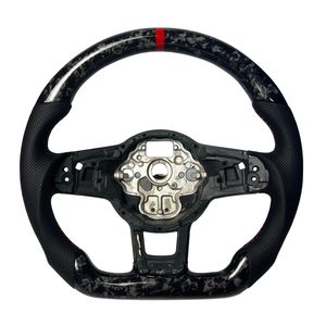 Volante in fibra di carbonio su misura per Volkswagen GOLF MK7 GT-<span class=keywords><strong>Rline</strong></span> <span class=keywords><strong>Polo</strong></span>-progettato per gli amanti dello sport - Product Image 1