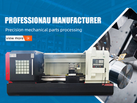 Torno CNC de Cama Plana CK61100, Torno Horizontal de un Solo Husillo para Metal con Sistema de Control GSK