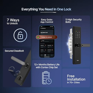 Waterproof Wifi Cerradura Inteligente Electronic Fingerprint Keyless RFID <b>Digital</b> Smart <b>Lock</b> Remote Control <b>for</b> Apartment - Product Image 2