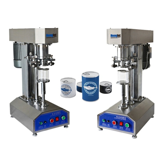 Manual Automatic Beverage Soda Beer Aluminum Tin Can Seamer Sealer Sealing Machine for Fish Caned