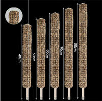 12 pouces 16 pouces 19 pouces Garden Plant Support Stakes Moss Pole pour plantes