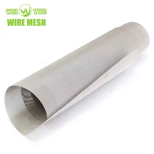 20/40/60/80/100 Micron Wear-resistant Filter Screen 304/316 Stainless Steel Woven Wire Mesh