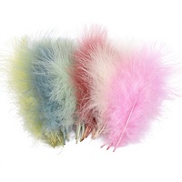 Plumes de dinde en velours colorées pour costumes, coiffes et attrape-rêves – Fournisseur direct usine