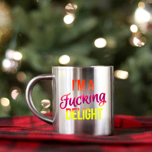 Im a Fucking Delight Taza de Oro y Plata - Product Image 2