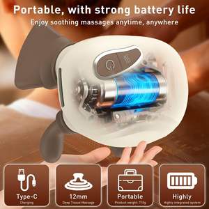 Masajeador de <span class=keywords><strong>cuello</strong></span> Eveekon Skg para aliviar <span class=keywords><strong>el</strong></span> dolor de tejido profundo, masajeador de <span class=keywords><strong>cuello</strong></span> <span class=keywords><strong>y</strong></span> hombros Shiatsu inalámbrico 6D con calor - Product Image 3