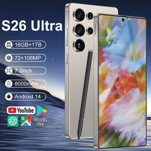 <span class=keywords><strong>S26</strong></span> ultra 5G สมาร์ทโฟน16GB + 1TB 7.3นิ้วหน้าจอ HD แอนดรอยด์14 Deca Core กล้องหลัง108MP ฝรั่งเศสสำหรับเล่นเกมมือถือ - Product Image 1