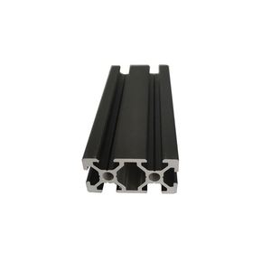 โปรไฟล์อะลูมิเนียมอัดขึ้นรูปซีรีส์ 6000 สีดำแบบ T Slot CNC ปี 2040 พร้อมการชุบอโนไดซ์และกรรมวิธี T3-T8 สำหรับระบบอุตสาหกรรม - Product Image 5