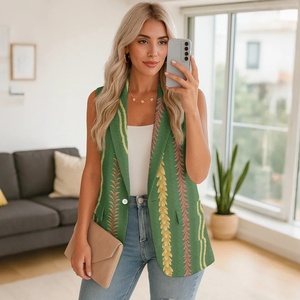 <span class=keywords><strong>Gilet</strong></span> da <span class=keywords><strong>donna</strong></span> Versatile hawaiana collezione Aloha Blazer <span class=keywords><strong>verde</strong></span> Puakenikeni con stampa personalizzata <span class=keywords><strong>gilet</strong></span> ampio da <span class=keywords><strong>donna</strong></span> con tasca - Product Image 2