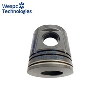 Kit de piston en alliage d'aluminium Wespc 3135M111 pour moteur diesel Perkins 1104/1106, cylindre STD 105 mm, segments de reconstruction, axe ISO9001