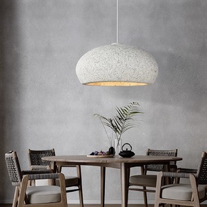 Nordic Modern Wabi-Sabi Style Cream-Color Dining Room <b>Table</b> Light Original Design Minimalist Pendant Light Fixture for - Product Image 5