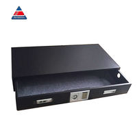 Armoire de luxe cachée tiroir coffre-fort électronique d'empreintes digitales coffre-fort biométrique ouverture avant coffre-fort d'empreintes digitales meubles intégrés