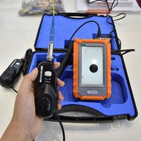 Microscope d'inspection vidéo à fibre optique portable 200/400X Sonde d'inspection à fibre optique FVM103 avec écran de mémoire de 4,3 pouces