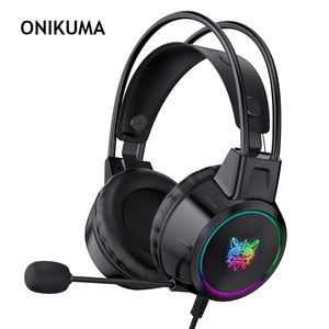 Auriculares para juegos <span class=keywords><strong>ONIKUMA</strong></span> <span class=keywords><strong>X15</strong></span> <span class=keywords><strong>Pro</strong></span>, sonido de ordenador, estéreo, Auriculares con cable y micrófono, luz colorida para ordenador portátil, PS4, Xbox One, teléfono - Product Image 1