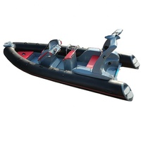 Hypalon 19Ft RIB580 bateau gonflable rigide avec système de direction hydraulique