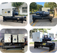 Refroidisseur d'eau industriel sur pied Xinjianghan avec moteur de ventilateur DC, évaporateur à serpentin en cuivre et compresseur scroll Hanbell