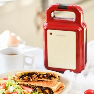 Mini portatile 2 in 1 piastre staccabili Sandwich maker Waffle Grill maker