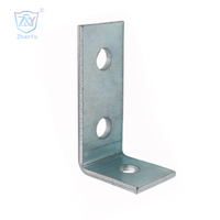 Unistrut-Halterung 2/3/4 Loch 90 Grad Eckwinkel für 1-5/8 Zoll Profilschiene Trägersystem