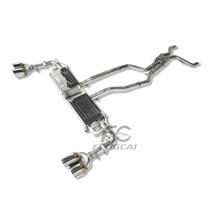 Système d'échappement Catback de haute qualité avec valve pour <span class=keywords><strong>Porsche</strong></span> <span class=keywords><strong>Cayenne</strong></span> 958 3.0T 3.6T 2014-2017 – Amélioration du son sportif - Product Image 4