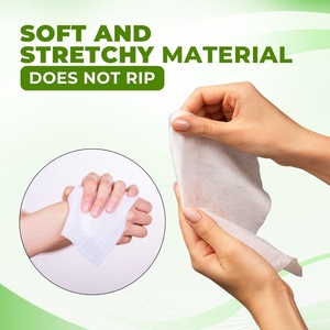 Lingettes pour les mains emballées individuellement de qualité supérieure Lingettes humides antibactériennes écologiques à l'aloe vera pour le voyage - Product Image 4