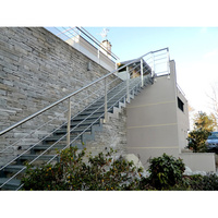 Système de garde-corps extérieur en câble d'acier inoxydable, balustrade horizontale moderne en fil métallique pour escalier extérieur, terrasse, jardin