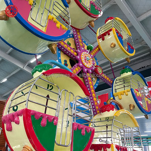 Manège <span class=keywords><strong>de</strong></span> <span class=keywords><strong>parc</strong></span> d'attractions, équipement <span class=keywords><strong>de</strong></span> jeu extérieur, aire <span class=keywords><strong>de</strong></span> <span class=keywords><strong>jeux</strong></span> intérieure et extérieure personnalisée, 6 cabines, mini-roue gigante pour enfants - Product Image 4