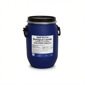 Kit anti-déversement pour liquides biologiques, conteneur cylindrique, ensemble de nettoyage de sécurité médicale - Product Image 2