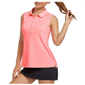 High Quality Polyester Tank Tops <strong>Sleeveless</strong> Golf <strong>Polo</strong> <strong>Shirts</strong> Women's <strong>Sleeveless</strong> Golf <strong>Shirt</strong> Zip up Quick Dry Tennis <strong>Polo</strong> <strong>Shirts</strong> - Product Image 6