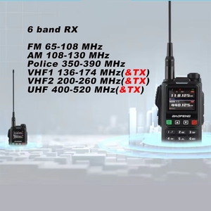 Radio Ricetrasmittente Baofeng 2023 a Sei Bande con Ricezione NOAA UV-18M, Analogica DTMT UVM, Walkie-Talkie a Lungo Raggio UHF VHF - Product Image 3