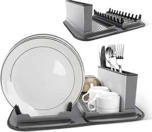 Newly Multifunctional Plastic PP Foldable <b>Kitchen</b> Dish <b>Drying</b> Rack <b>Mat</b> - Product Image 1