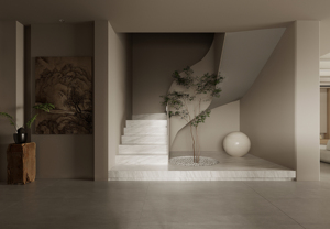 Nexus stile minimalista Interior Design Villa squisita soggiorno spazio Full House 3D costruzione immobiliare - Product Image 2