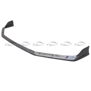 M Style Auto Carbon Fiber Chin Spoiler Wing <b>Splitter</b> Front Bumper Lip for Honda Civic FK8 Type R 2016+ - Product Image 5