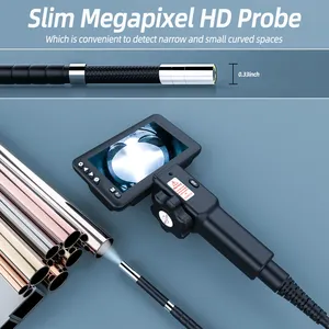 2014 F405B Flexible Snake Scope 5.5Mm Endoscope With 4.3Inch Screen Full Hd Borescope Camera 720P 2Ways