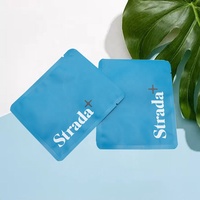 Sachet de sucre pochette avec logo personnalisé sachets de bâtonnets de café instantanés emballage petit sac d'égouttement en plastique kraft scellé sur 3 côtés