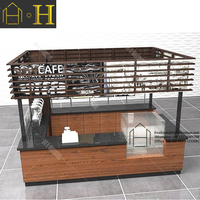 Café Design d'intérieur Café centre commercial Kiosque rotatif café vitrine affichage