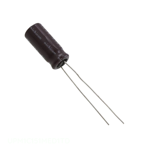Condensateur radial en aluminium à traversage de circuit (TH) UPM1C151MED1TD 150 µF 20 % 16 V, canal fabricant - Product Image 1