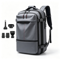 Ransel Vakum Anti Maling 60L yang Dapat Diperluas, Tahan Air, dengan Pompa dan USB