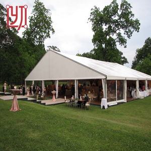 Tente de réception d'occasion à prix abordable pour l'hiver, avec structure en aluminium et bâche en PVC, 10m x 12m, avec porte coulissante - Product Image 3