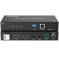 Extensor de Fibra Óptica HDMI/RS232 4K, Transceptor Óptico HDMI con IR/RS-232 Bidireccional